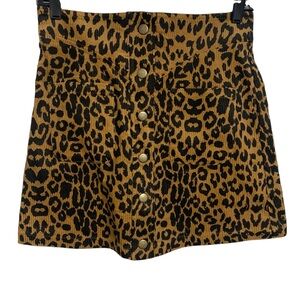 Loveriche size small cheetah print skirt